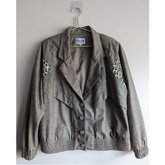 Vintage City Girl Sport bomber jacket - Picture 1 of 5